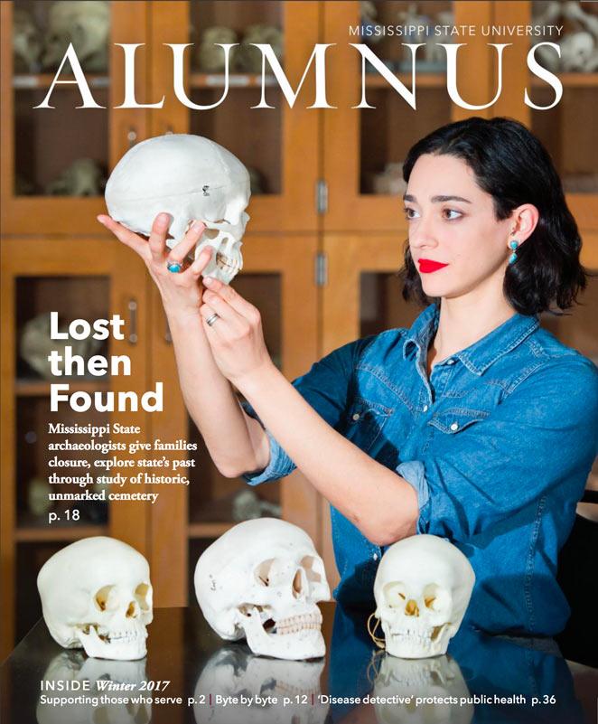 Dr. Molly Zuckerman Alumnus magazine cover